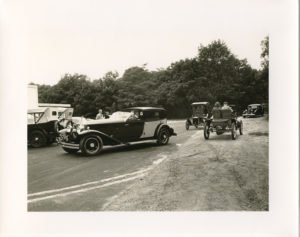 Auto meet at the home of Mr. and Mrs. Lilly, 1965 courtesy of Heritage Museums & Gardens archive